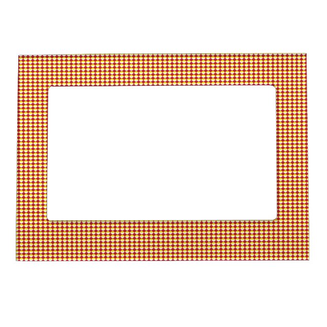 Modern Geometric Corporate Pattern Magnetic Frame (Front)