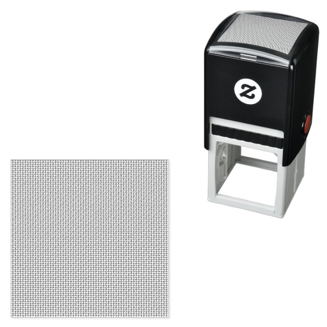 Modern Geometric Corporate Pattern Self-inking Stamp (In Situ)