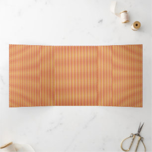 Modern Geometric Corporate Pattern Tri-Fold Card