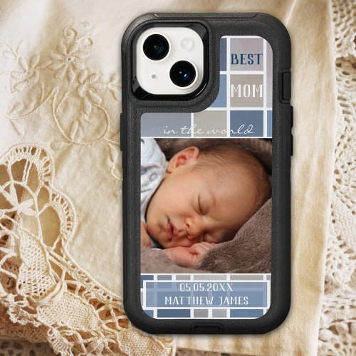 Modern Geometric Custom Photo Phone Case