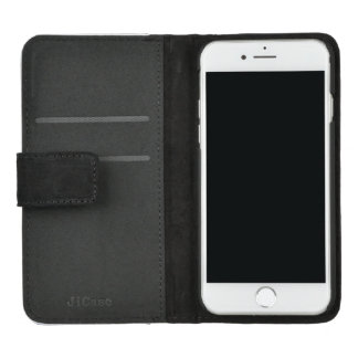 Modern Geometric Design - Neutral Beige & Gray iPhone 8/7 Wallet Case