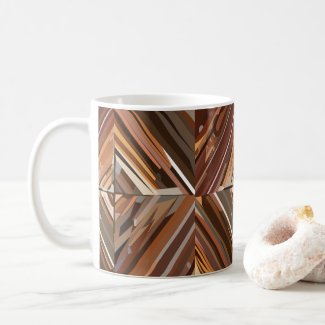 Modern Geometric Diamond Wood Background Pattern