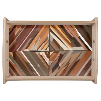 Modern Geometric Diamond Wood Background Pattern