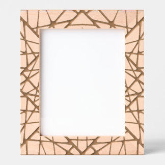 modern geometric engraved frames