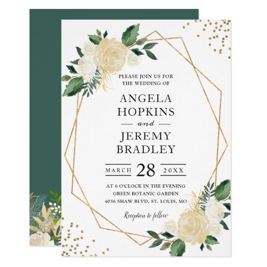 Geometric Wedding Invitations 5