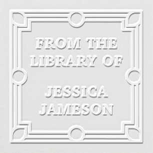 Modern Geometric From Library Of Custom Embosser