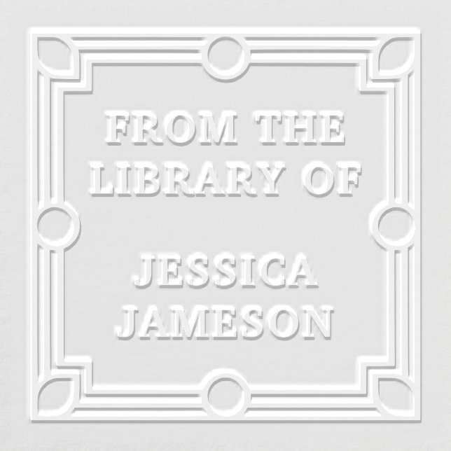 Modern Geometric From Library Of Custom Embosser (Design)