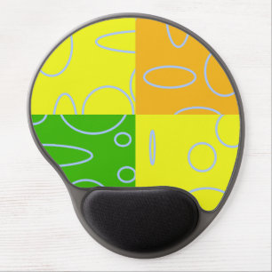 Modern Geometric Gel Mouse Pad
