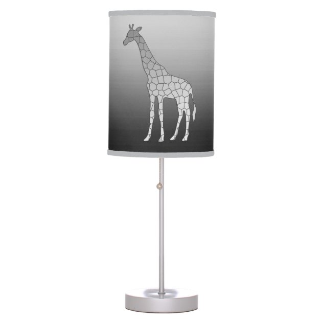 silver giraffe lamp