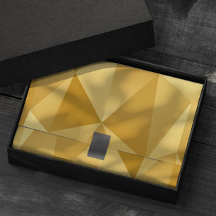 Modern Geometric Gold Tissue Paper for Gift Wrap
