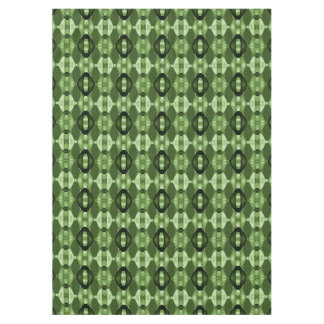 Modern geometric green pattern tablecloth
