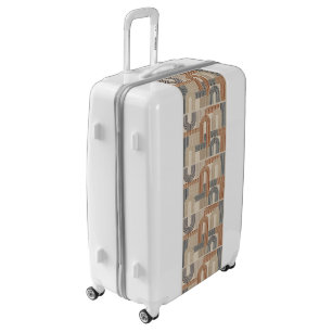 Modern Geometric Hard Shell Luggage