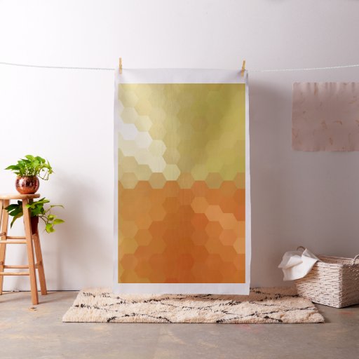 Modern Geometric Hexagon Pattern #10 Fabric