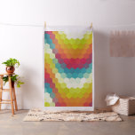 Modern Geometric Hexagon Pattern #2 Fabric
