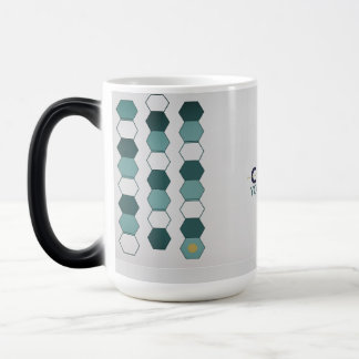 Modern Geometric Hexagon Pattern Mug