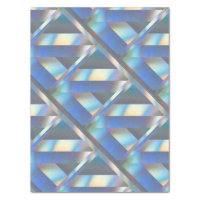 Modern Geometric Holographic Pastel Rainbow Party Tissue Paper