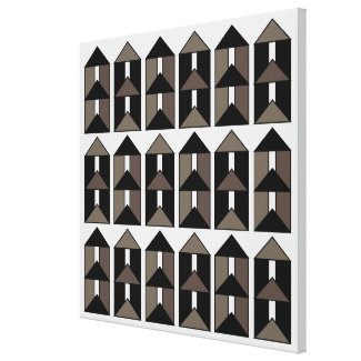 Modern Geometric House Art