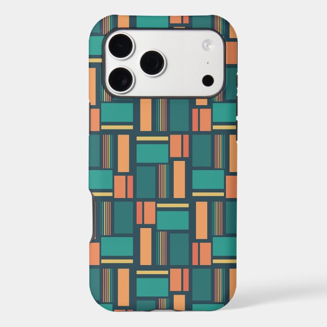 Modern Geometric iPhone Case (Back)