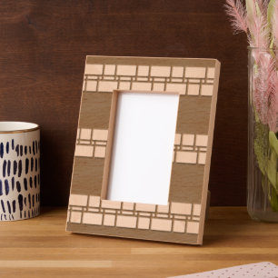 Modern Geometric Laser Picture Engraved Frames