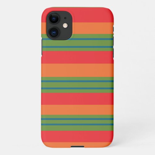 modern geometric lines pattern iPhone 11 case