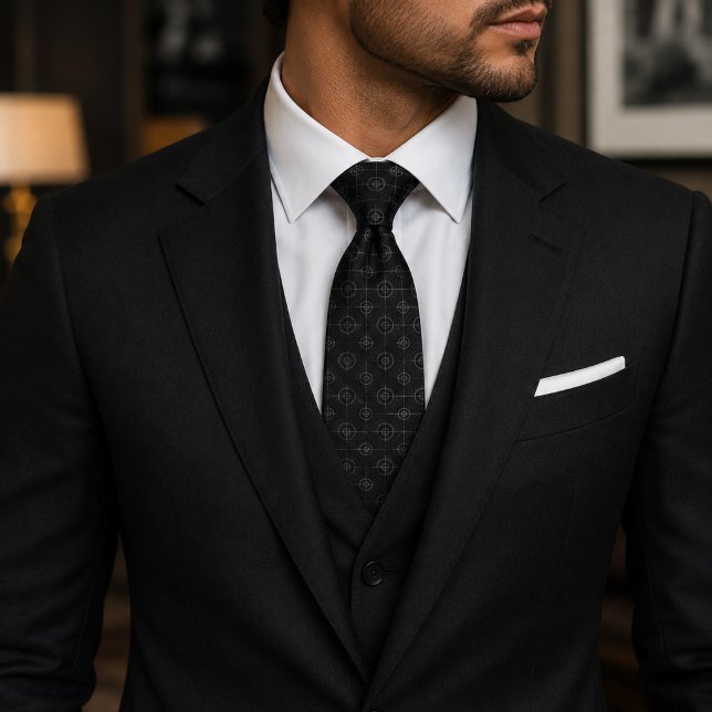 Modern Geometric Luxury Pattern Neck Tie (Creator Uploaded)