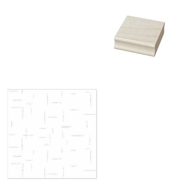 Modern Geometric Luxury Rubber Stamp (Stamped)