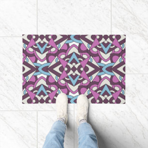 Modern Geometric Mosaic – Abstract Color Pattern Doormat