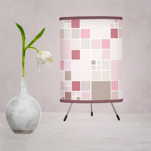 Modern Geometric Mosaic Pastel Lamp