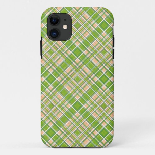 Modern geometric mosaic pattern 2 iPhone 11 case