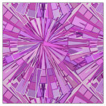 Modern Geometric Mosaic, Violet and Orchid Fabric