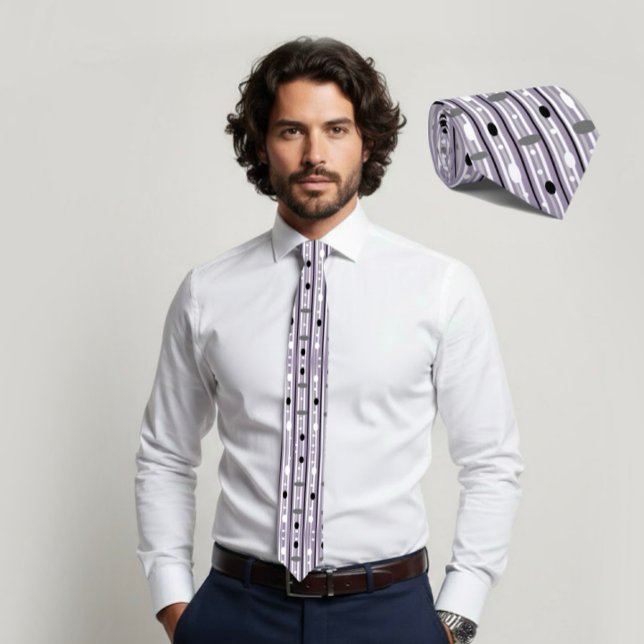 Modern geometric neck tie (Creator Uploaded)