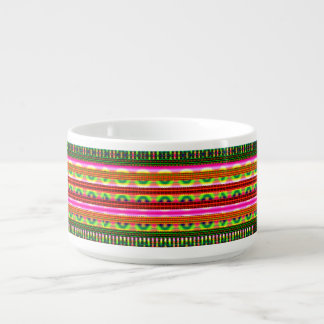 Modern Geometric Pastel Vintage Bowl