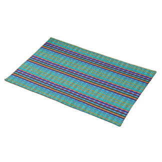 Modern Geometric Pastel Vintage Cloth Placemat