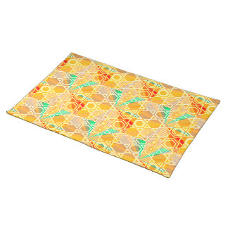 Modern Geometric Pastel Vintage Kitchen Towel Cloth Placemat