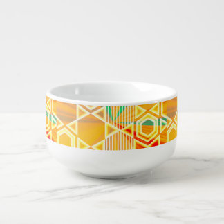 Modern Geometric Pastel Vintage Kitchen Towel Soup Mug