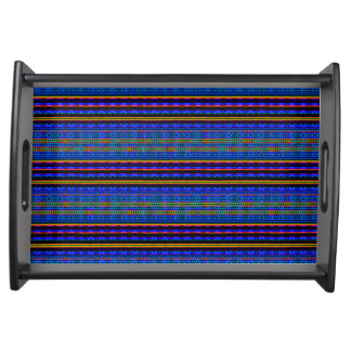 Modern Geometric Pastel Vintage Serving Tray
