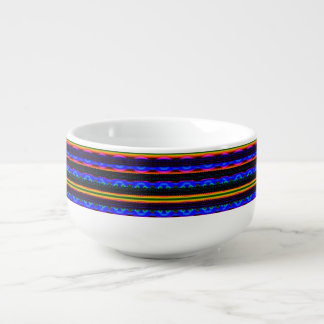 Modern Geometric Pastel Vintage Soup Mug