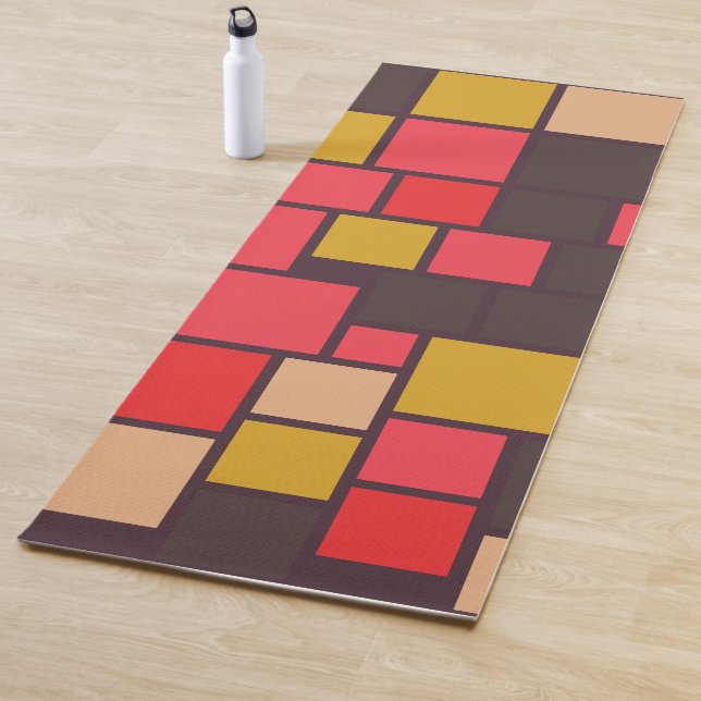 Modern Geometric Pattern #36 Yoga Mat (In Situ)