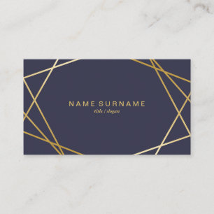 Modern Geometric Pattern Business Card