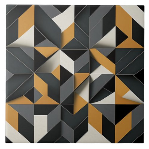 Modern Geometric Pattern Ceramic Tiles
