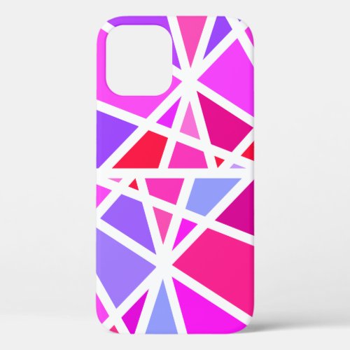 Modern Geometric Pattern Design iPhone 12 Pro Case