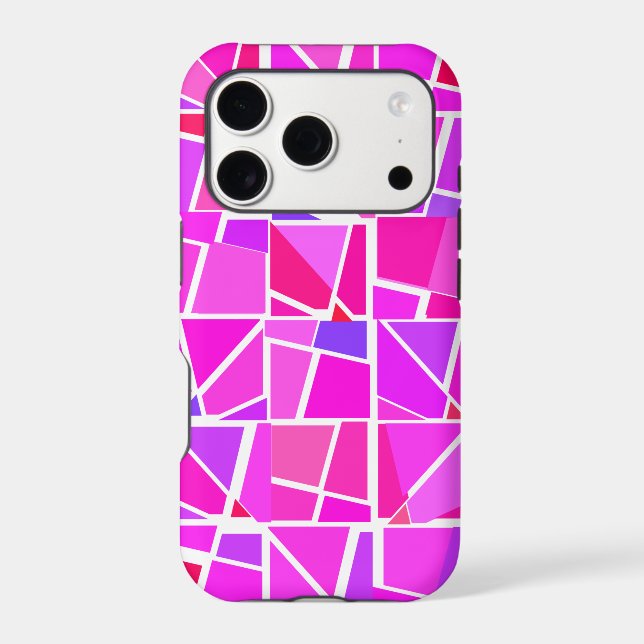 Modern Geometric Pattern Design Iphone Case (Back)