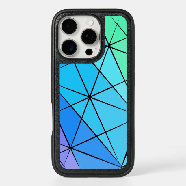 Modern Geometric Pattern Design Otterbox iPhone Case (Back)
