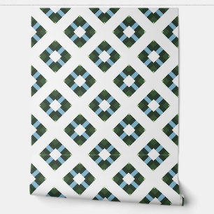 Modern Geometric Pattern in Nature-Inspired Colors Wallpaper