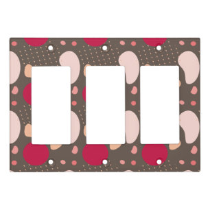 Modern geometric pattern. light switch cover