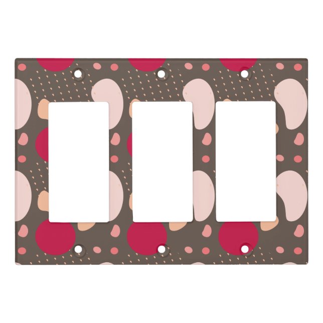 Modern geometric pattern. light switch cover (Front)