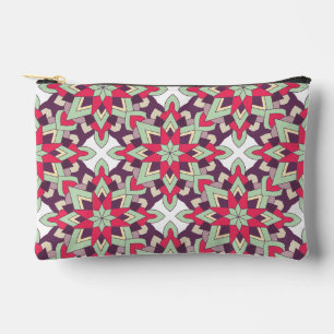 Modern Geometric Pattern – Minimal Color Accessory Pouch