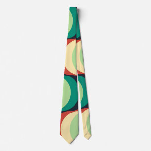 Modern Geometric Pattern Neck Tie