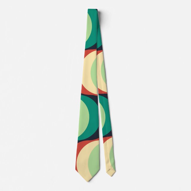 Modern Geometric Pattern Neck Tie (Front)