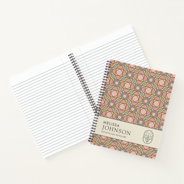 Modern Geometric Pattern Professional Notebook (Inside)